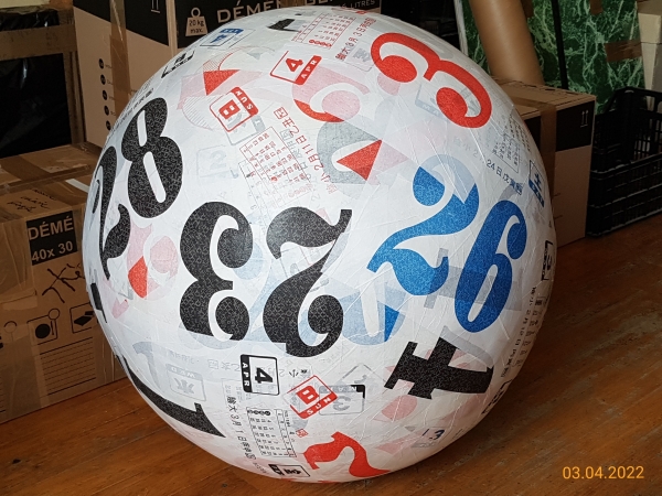 Mappemonde le 3 avril 2022