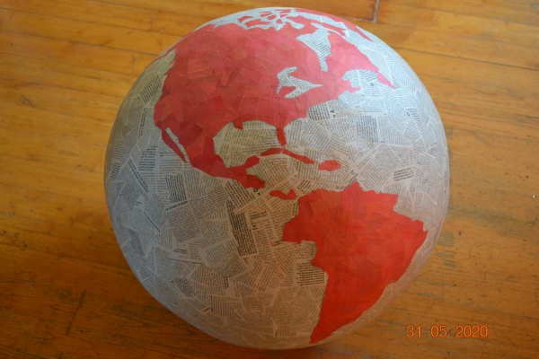 Mappemonde, Covid-19, le 31 mai 2020