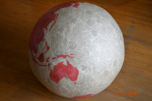 Mappemonde, Covid-19, le 7 septembre 2020